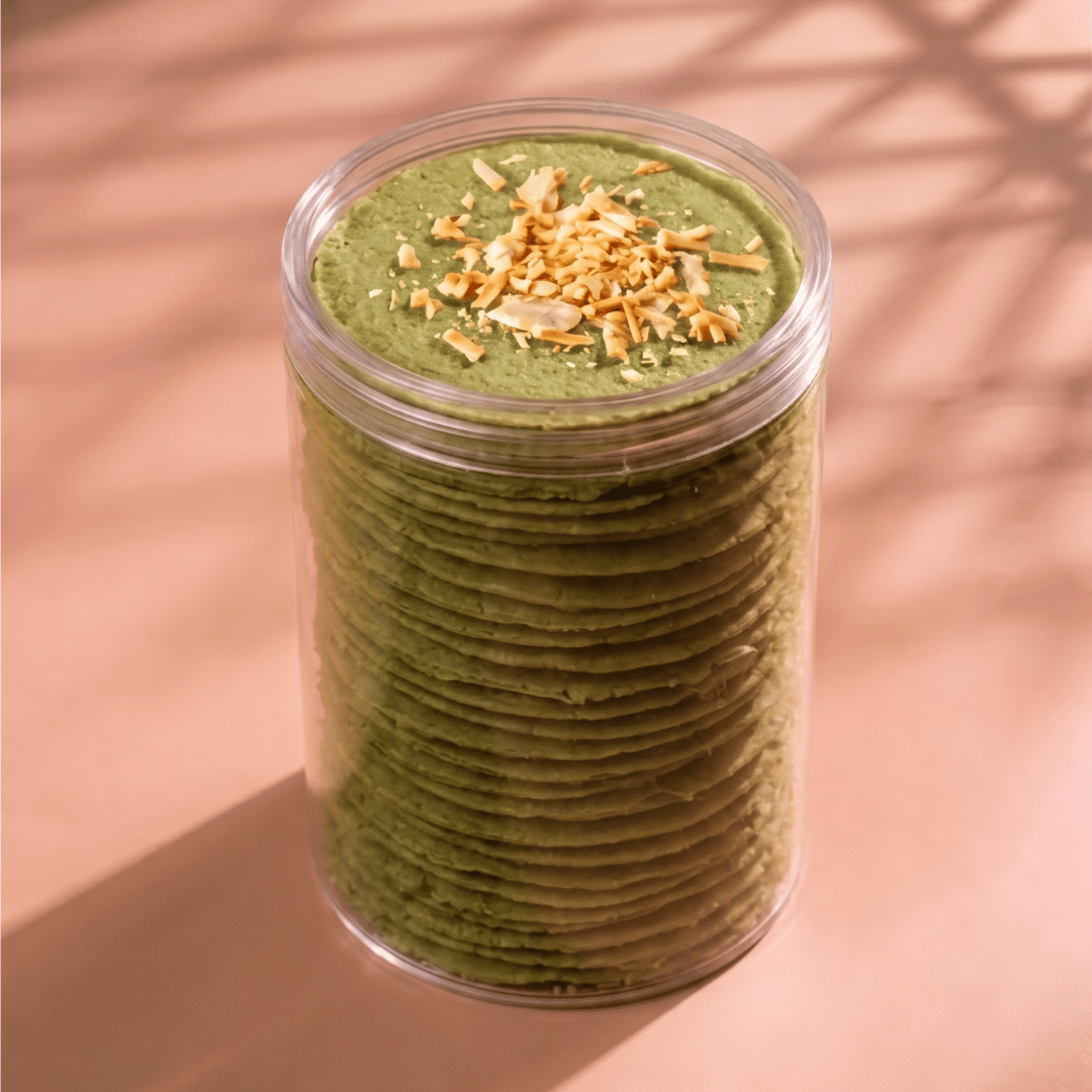 ALMOND CRISPY GREENTEA